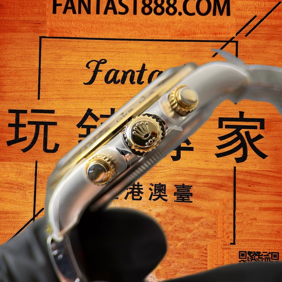 高仿勞力士 CBD廠 配重 Cosmograph Daytona 126503 Rolesor間金 黃金圈 黑盤 金色monobloc計時盤 8鑽時標 4131機芯 復刻腕錶 實拍 5
