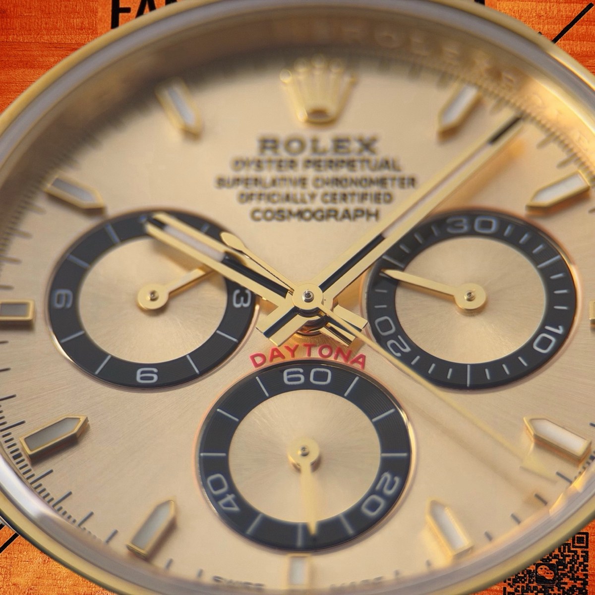 高仿勞力士 CBD廠 配重 Cosmograph Daytona 116508 18K黃金黃金圈 銀盤 黑色monobloc計時盤 棒狀時標 4131機芯 復刻腕錶 實拍 3