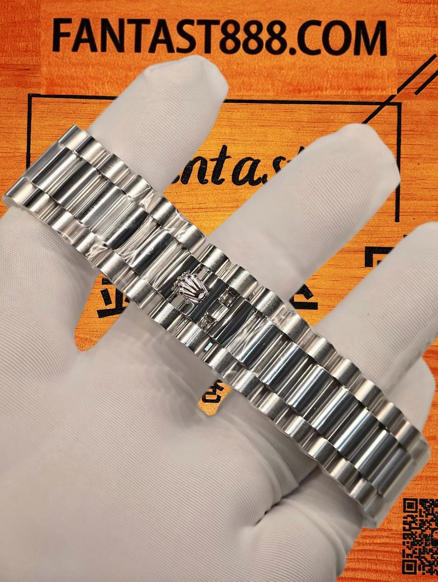 客定改裝 勞力士 Day-Date 36mm 滿鑲雪花鑽 904L鋼 SW培育祖母綠寶石梯方整圈表圈 12點T方鑽刻度 復刻腕錶 實拍 8
