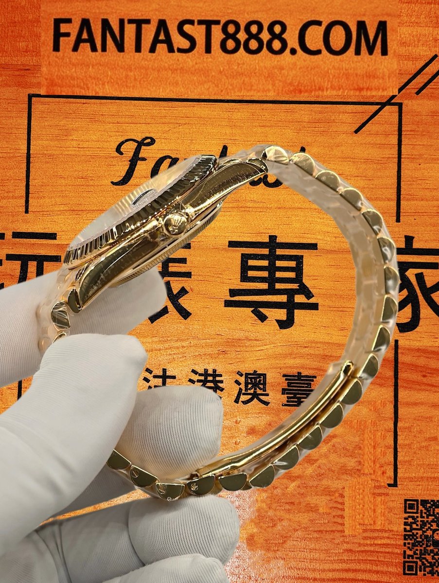客定改裝 勞力士 Datejust 日誌型 36mm 薄荷綠賭桌綠 904L鋼 三角坑紋外圈 SW代用錶盤 18K包厚金 復刻腕錶 實拍 5