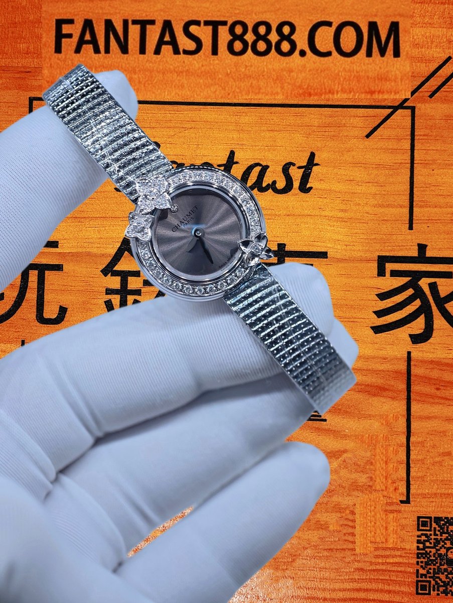 客定改裝 Cartier 卡地亞 最新款 圈口鑲嵌培育實驗鑽石 18K包厚金 白面羅馬數字 復刻腕錶 實拍 2