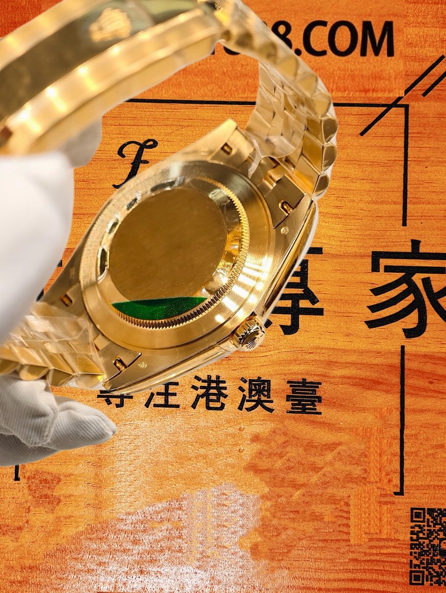 高仿私人改裝-勞力士-日志型126333 香檳金間金五珠鏈 復刻腕錶 實拍 6