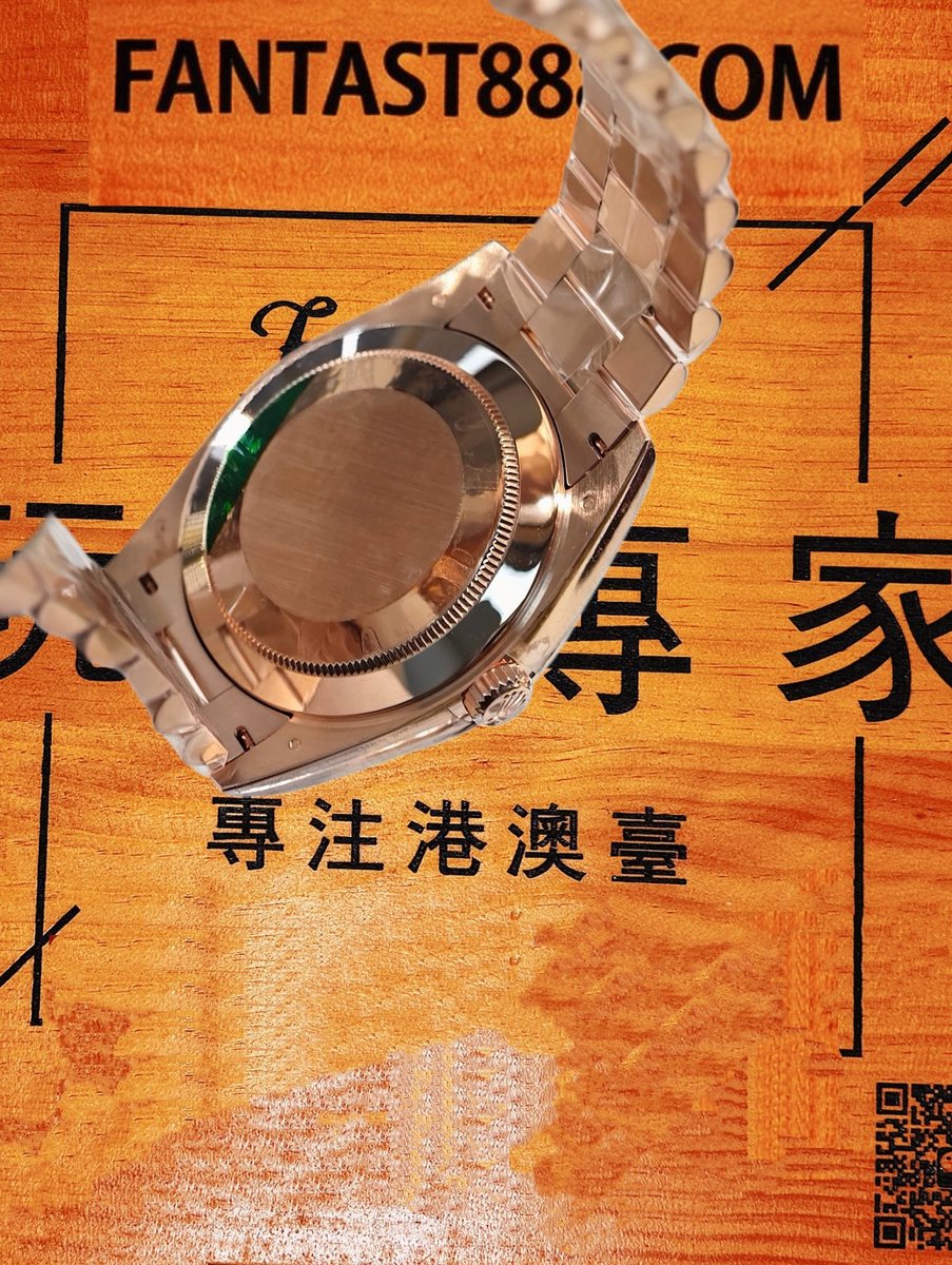 高仿私人改裝-勞力士-星期日曆228235 咖冰糖玫瑰金 復刻腕錶 實拍 6