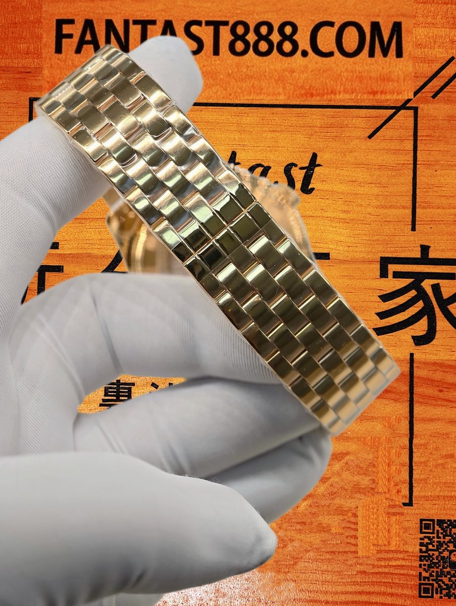 高仿私人改裝-百達翡麗-複雜功能月相系列 18K包厚金 復刻腕錶 實拍 7