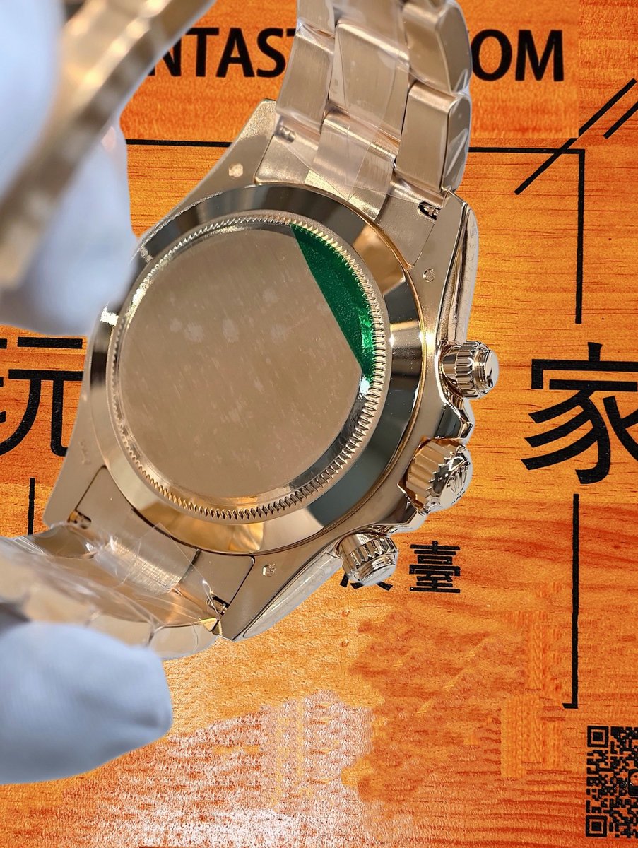 高仿私人改裝-勞力士-迪通拿116508 綠金迪綠盤 復刻腕錶 實拍 6