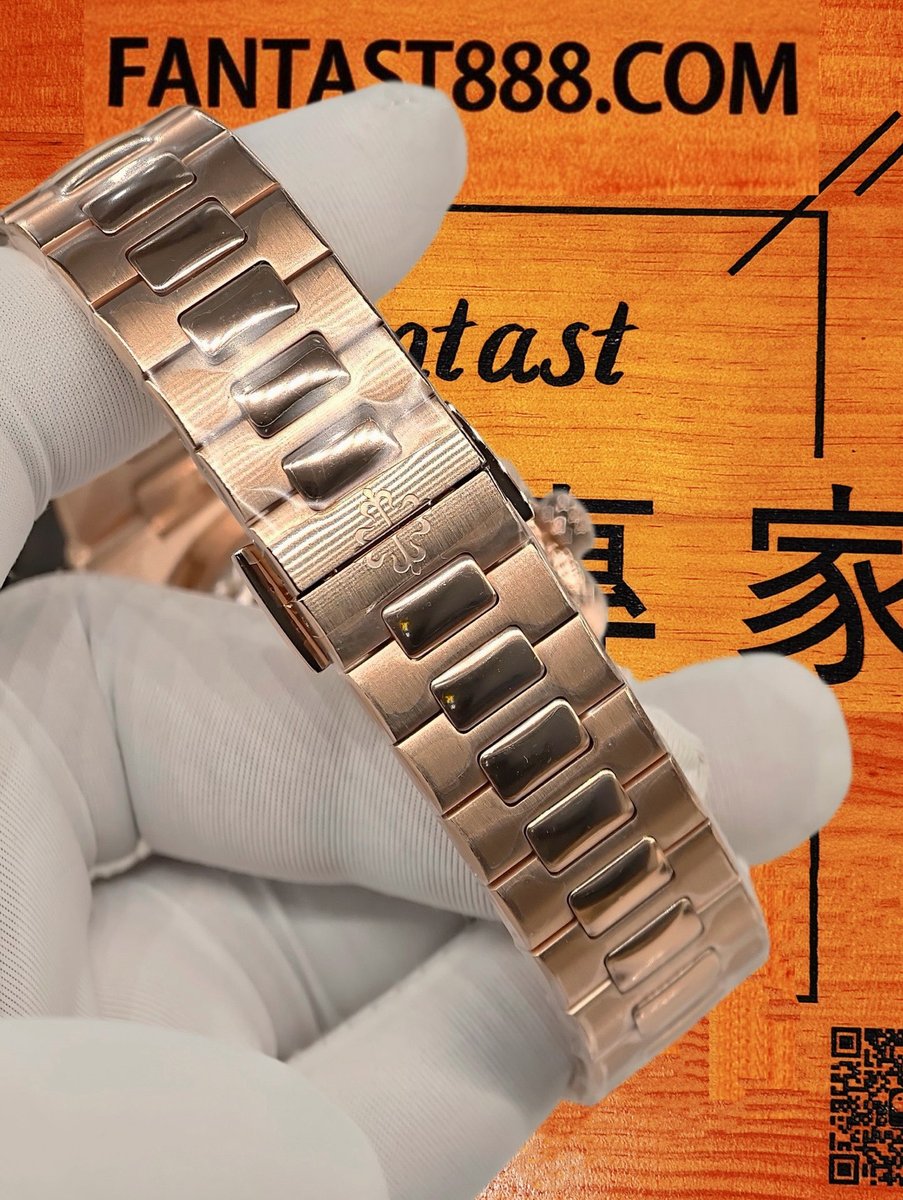高仿私人改裝-百達翡麗-鸚鵡螺5990 1R 藍盤計時 復刻腕錶 實拍 7