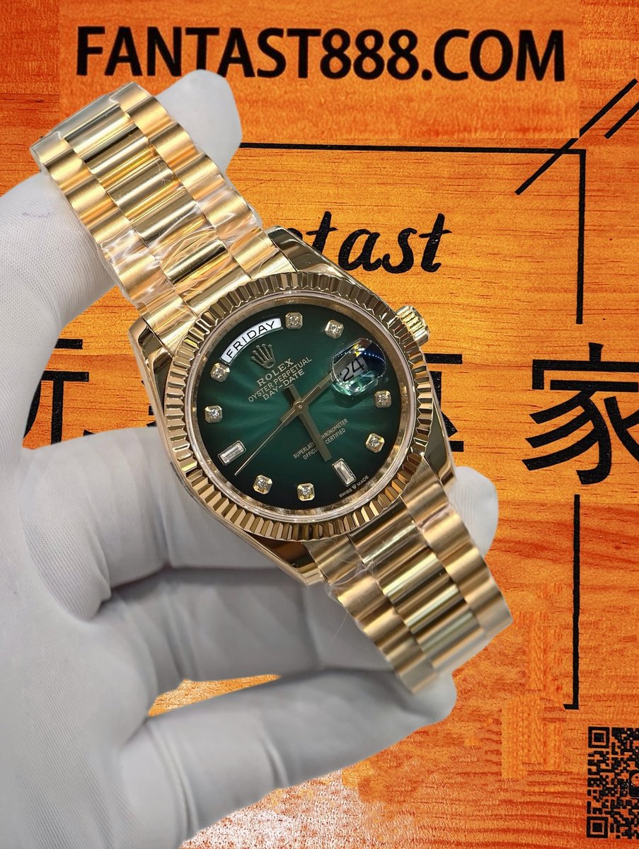 高仿私人改裝-勞力士-日志36mm 真金真鑽 復刻腕錶 實拍 3