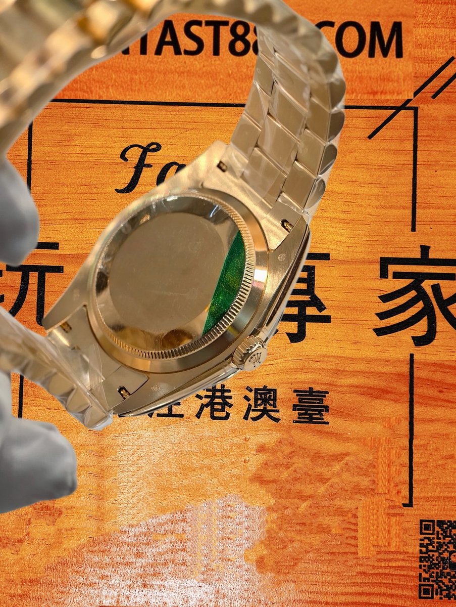 高仿私人改裝-勞力士-日志36mm 真金真鑽 復刻腕錶 實拍 6