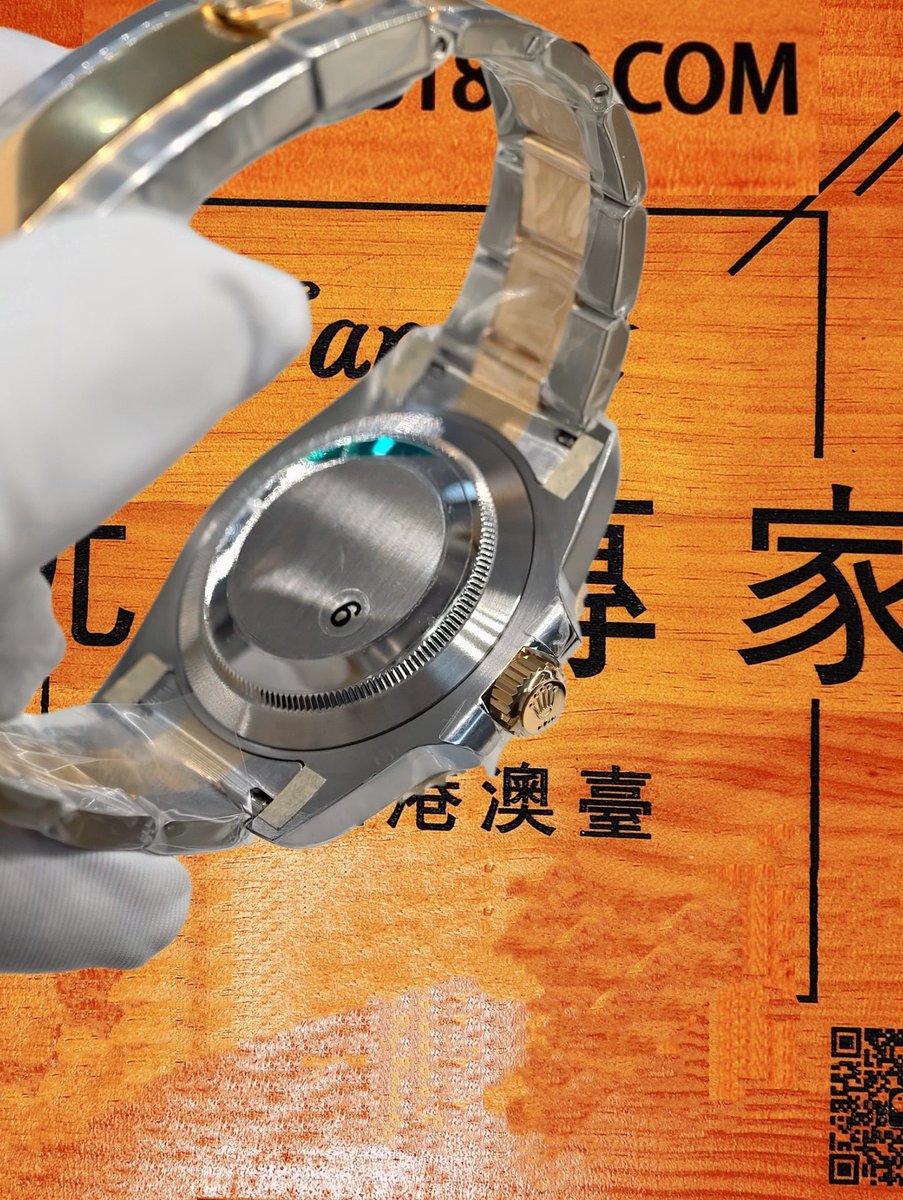 高仿私人改裝-勞力士-水鬼126613LB 間金藍盤真鑽 復刻腕錶 實拍 6