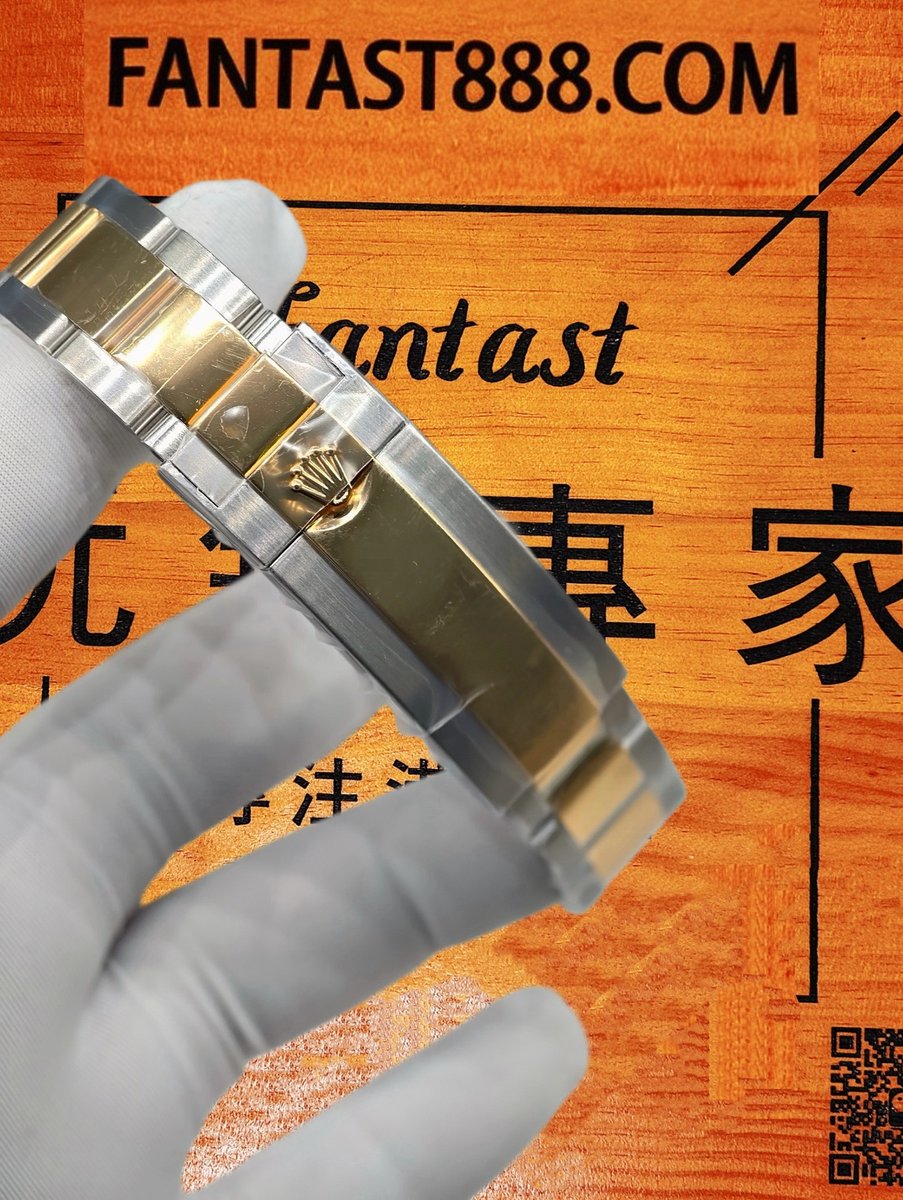 高仿私人改裝-勞力士-水鬼126613LB 間金藍盤真鑽 復刻腕錶 實拍 7