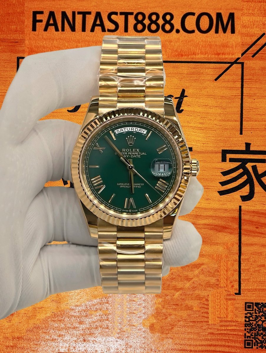 客定改裝 勞力士 Datejust 日誌型 36mm 薄荷綠賭桌綠 904L鋼 三角坑紋外圈 SW代用錶盤 18K包厚金 復刻腕錶