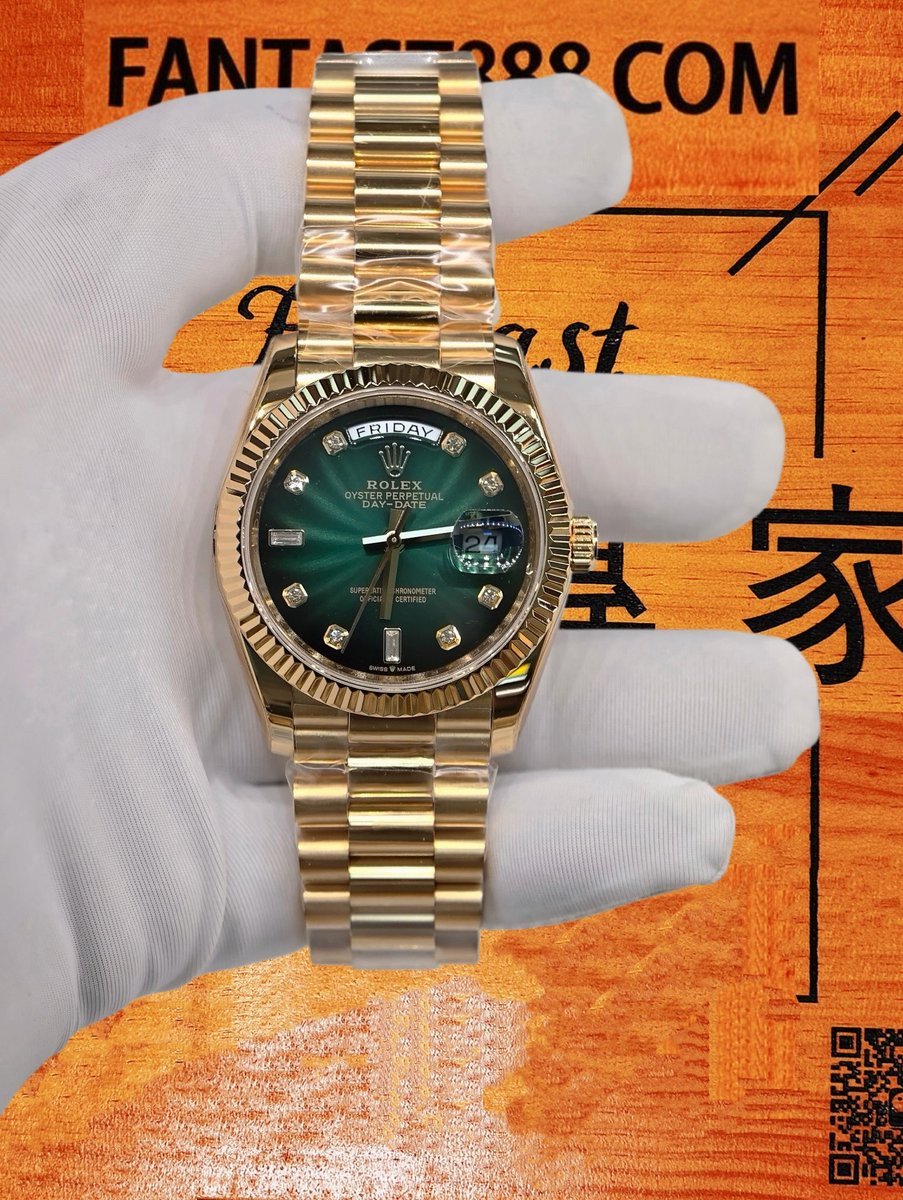 高仿私人改裝-勞力士-日志36mm 真金真鑽 復刻腕錶