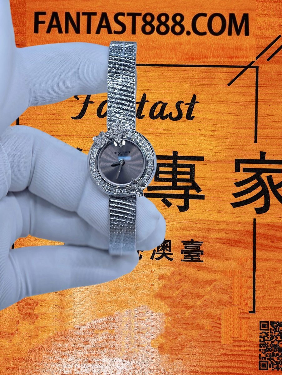 客定改裝 Cartier 卡地亞 最新款 圈口鑲嵌培育實驗鑽石 18K包厚金 白面羅馬數字 復刻腕錶