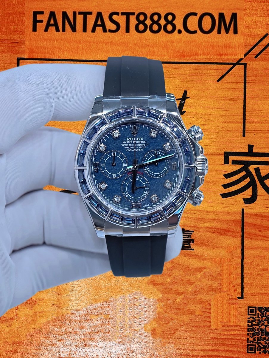 客定改裝 勞力士 Cosmograph Daytona 隱藏款 代用培育寶石圈 代用綠松石錶盤 18K包厚金 復刻腕錶