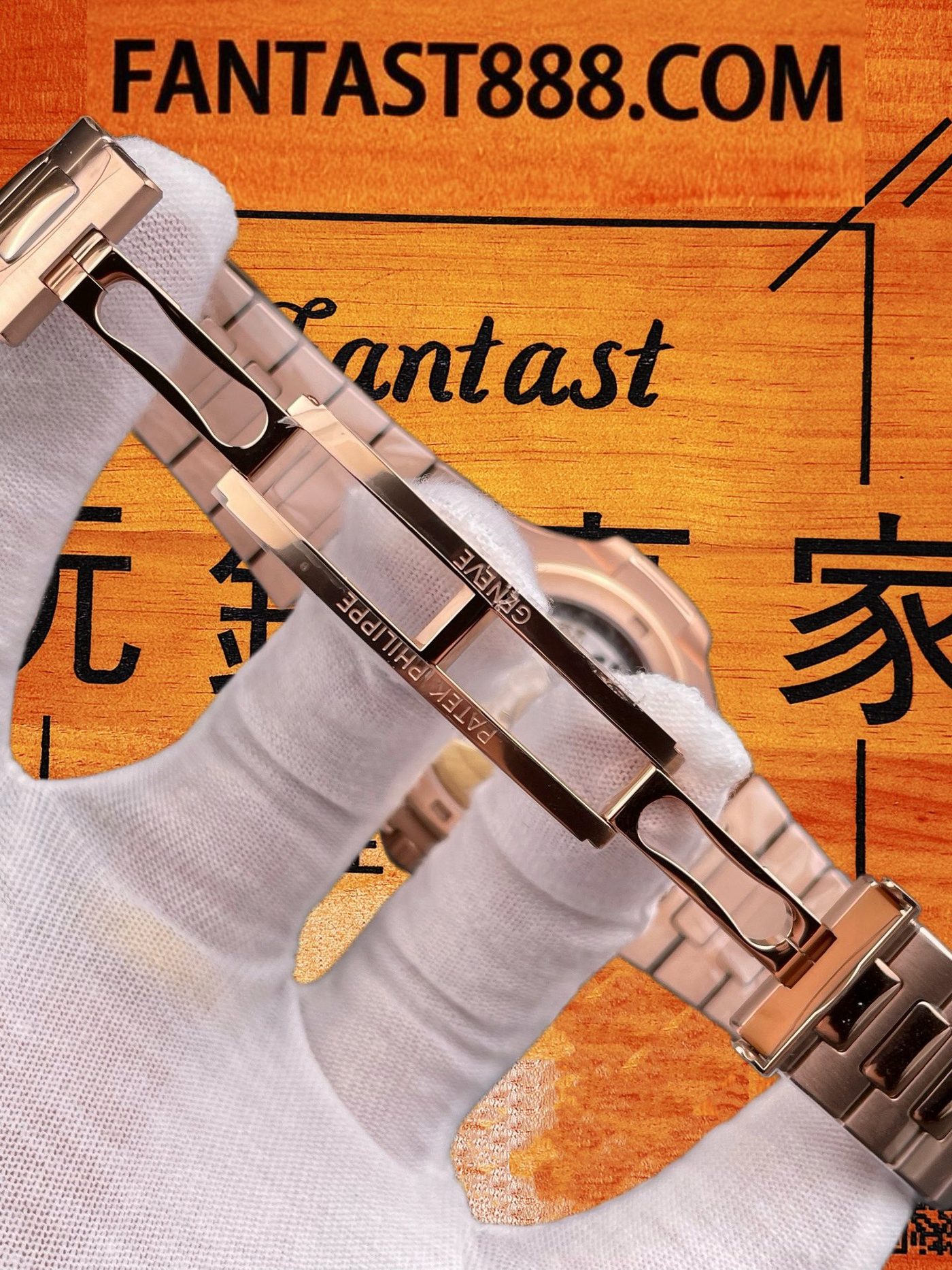 高仿百達翡麗-鸚鵡螺5711/1R-玫瑰金黑褐色盤-330機配重142G-DDF廠復刻腕錶 實拍 8