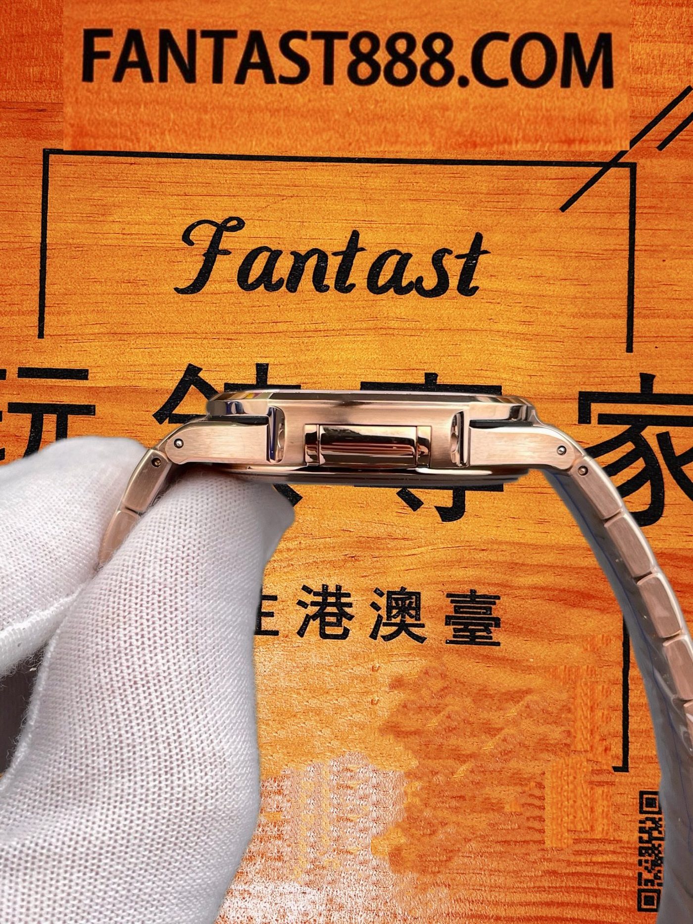 高仿百達翡麗-鸚鵡螺7118/1200R-玫瑰金鑽圈棕盤35.2mm-324機-DDF廠復刻腕錶 實拍 6