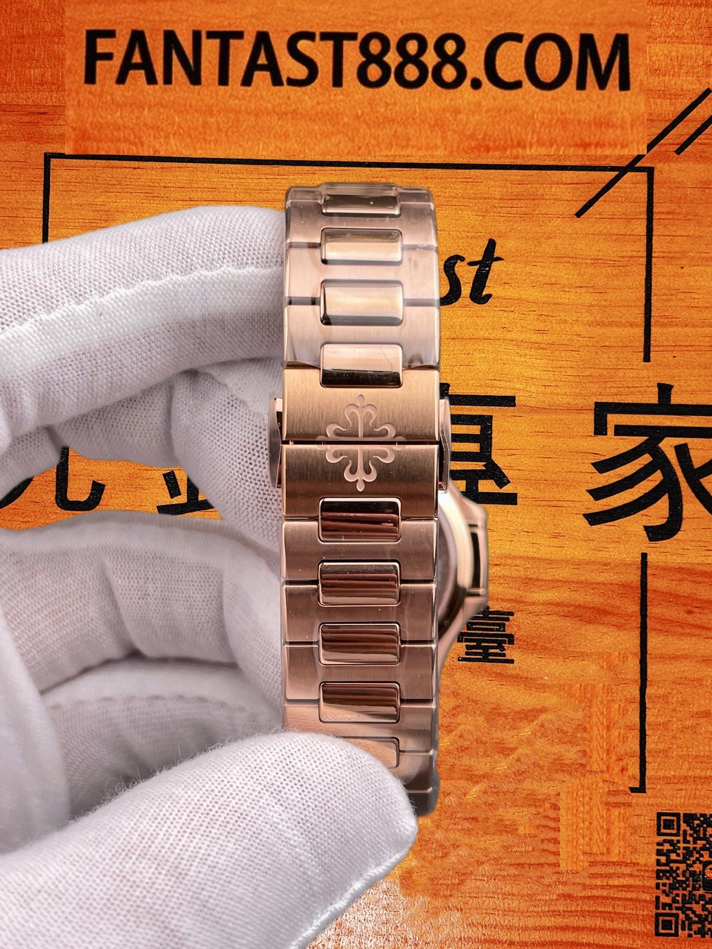 高仿百達翡麗-鸚鵡螺7118/1200R-玫瑰金鑽圈棕盤35.2mm-324機-DDF廠復刻腕錶 實拍 8
