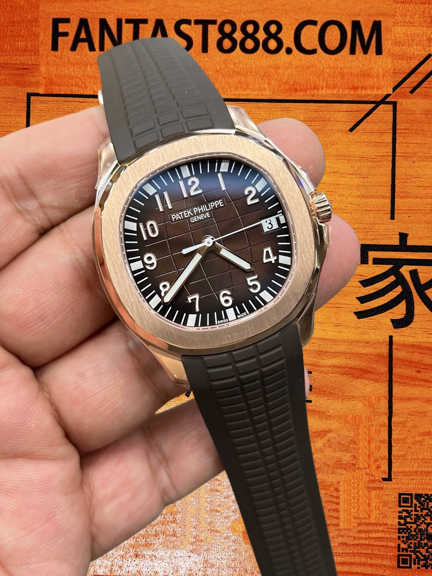 高仿百達翡麗-手雷5167R-玫瑰金膠帶款40mm-324一體機芯配重111G-DDF廠復刻腕錶 實拍 2