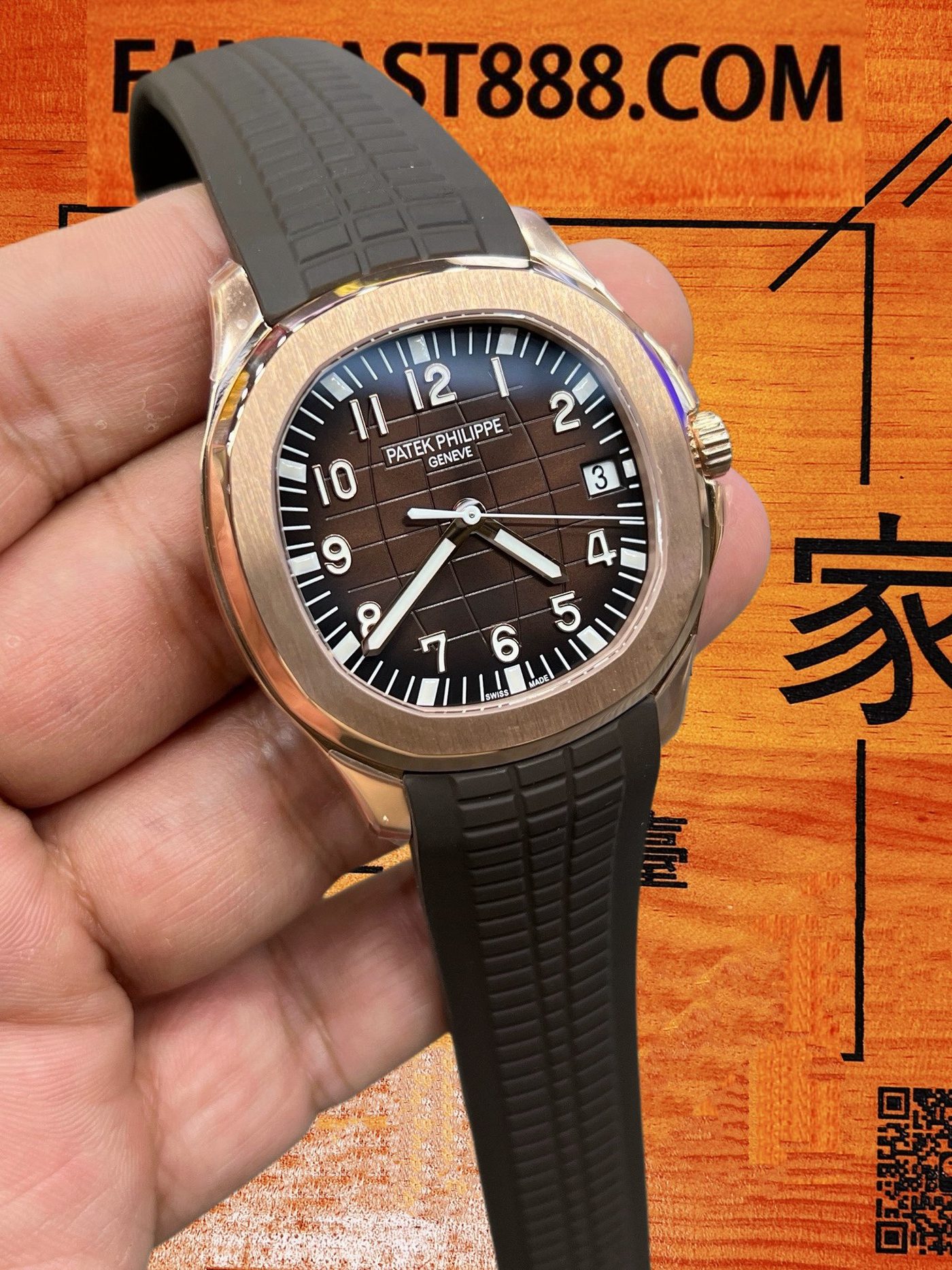 高仿百達翡麗-手雷5167R-玫瑰金膠帶款40mm-324一體機芯配重111G-DDF廠復刻腕錶 實拍 3