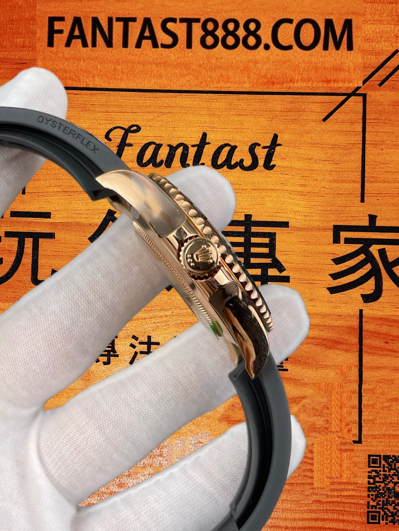 高仿勞力士-遊艇名仕126655-玫瑰金滿鑽40mm-3235機芯-Gold狗廠復刻腕錶 實拍 4