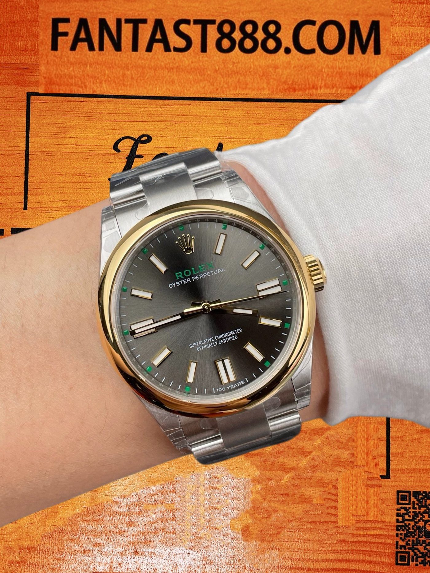 高仿勞力士-蚝式恒動41mm-石板灰盤100周年-3230機芯-VS廠復刻腕錶 實拍 8