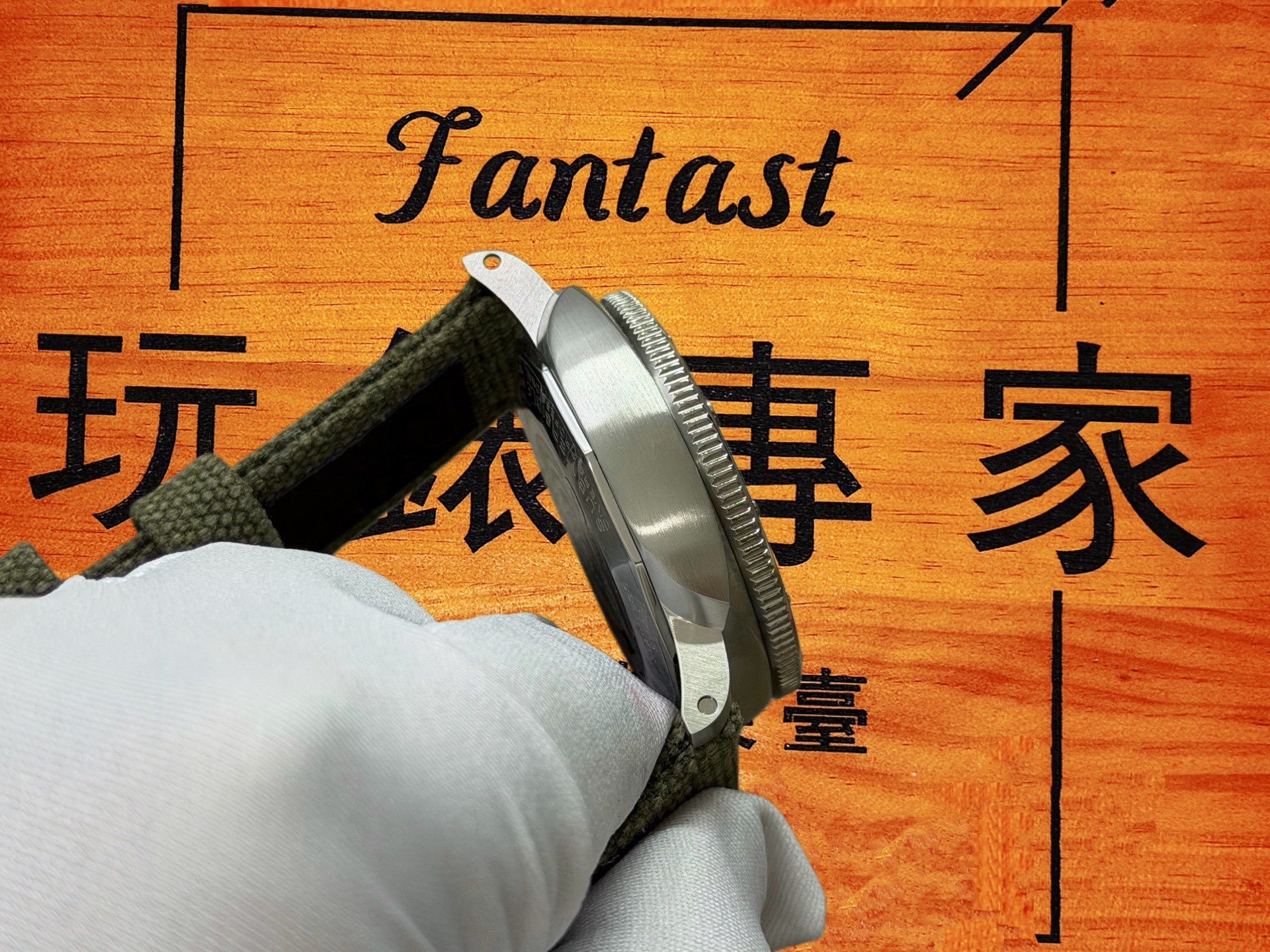 高仿沛納海-潛行系列PAM1697-綠陶瓷圈-VS廠復刻腕錶 實拍 5