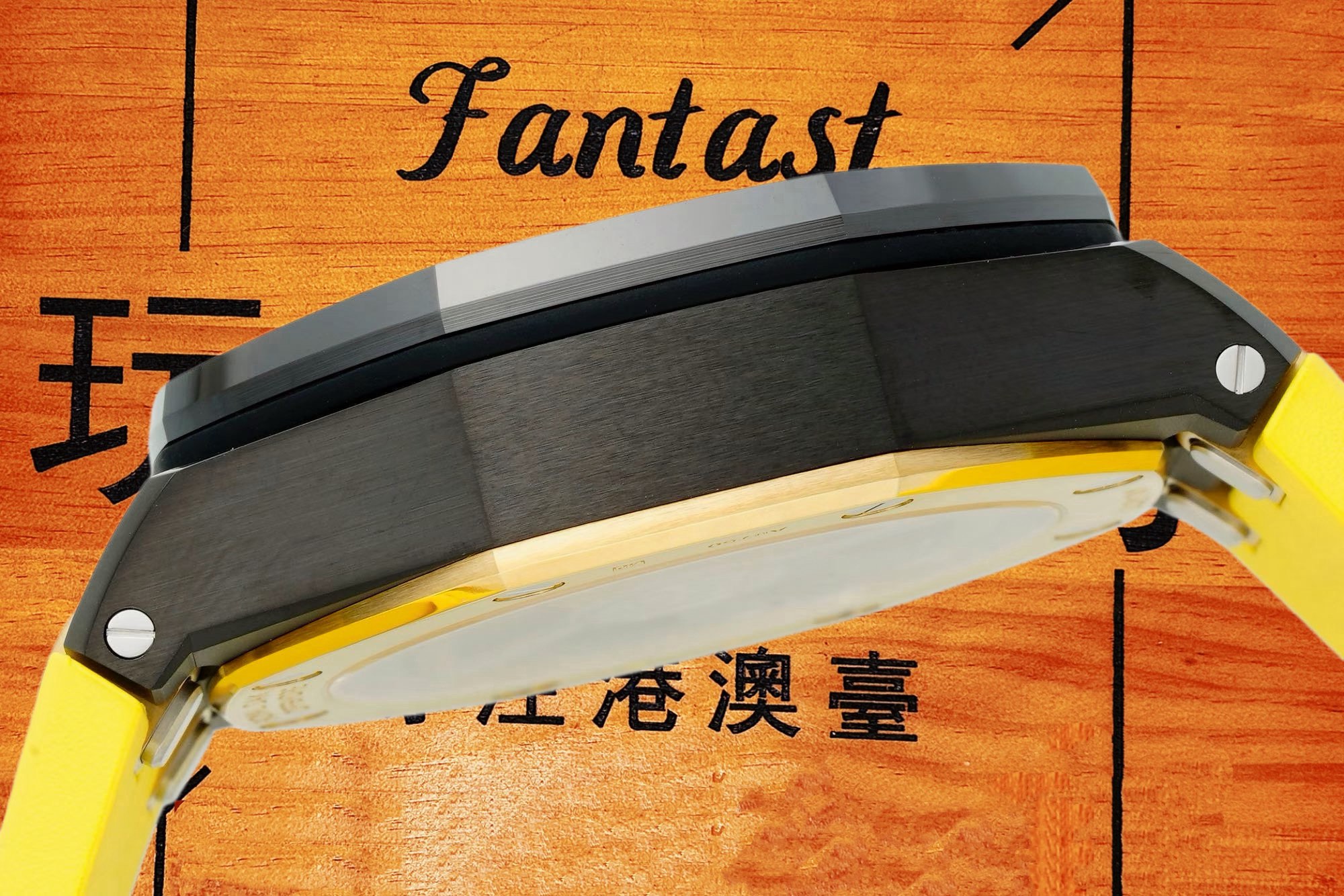 高仿愛彼-皇家橡樹離岸型26420-金色PVD-陶瓷圈-ddf廠復刻腕錶 實拍 6