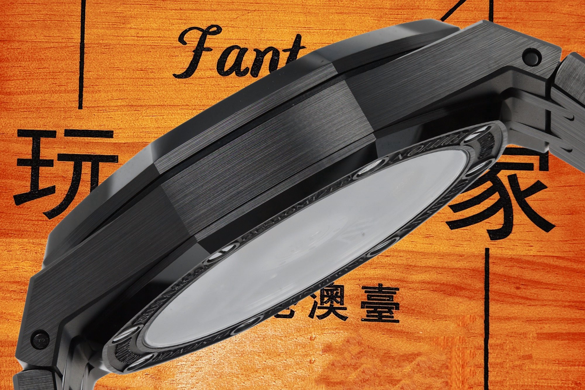 高仿愛彼-皇家橡樹15500-全陶瓷黑面-ZF廠復刻腕錶 實拍 7