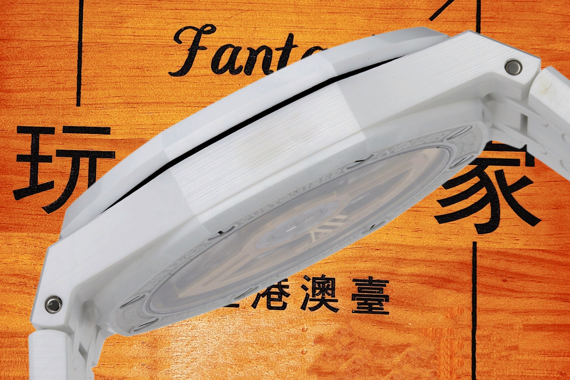 高仿愛彼-皇家橡樹15500-全陶瓷白面-ZF廠復刻腕錶 實拍 7