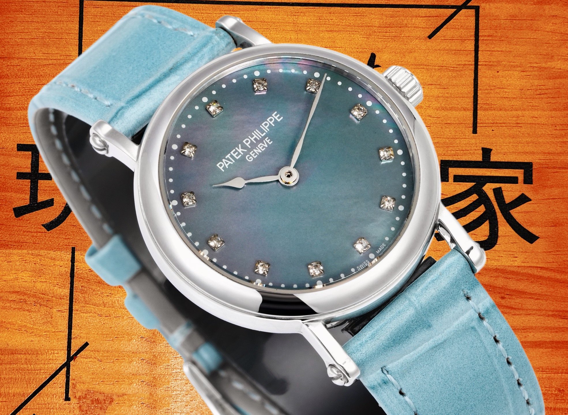 高仿百達翡麗-古典系列-7200R-銀白盤女款-BMS廠復刻腕錶 實拍 4