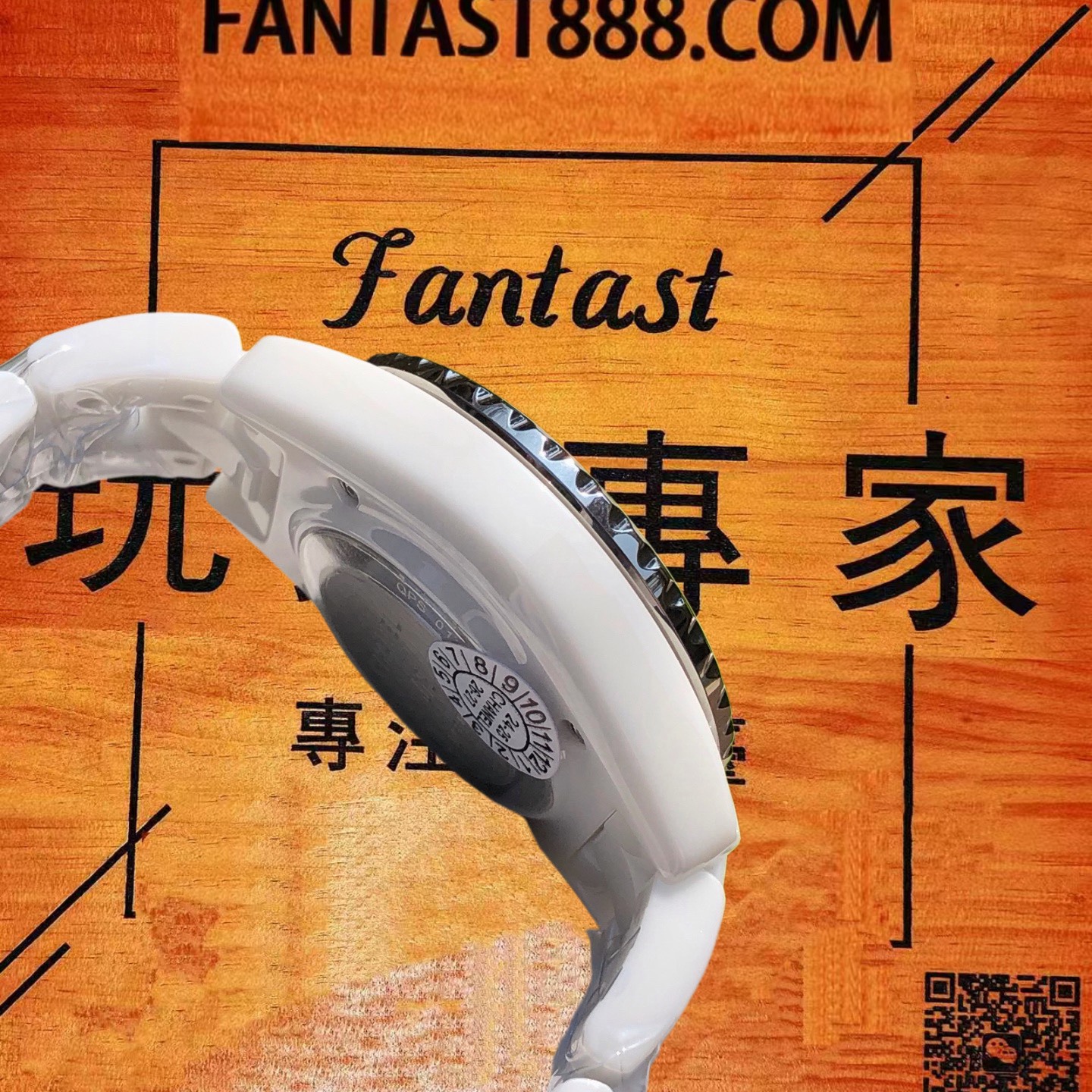 香奈兒-J12-白色陶瓷石英腕錶-H0968-33mm-白玉質感 實拍 7
