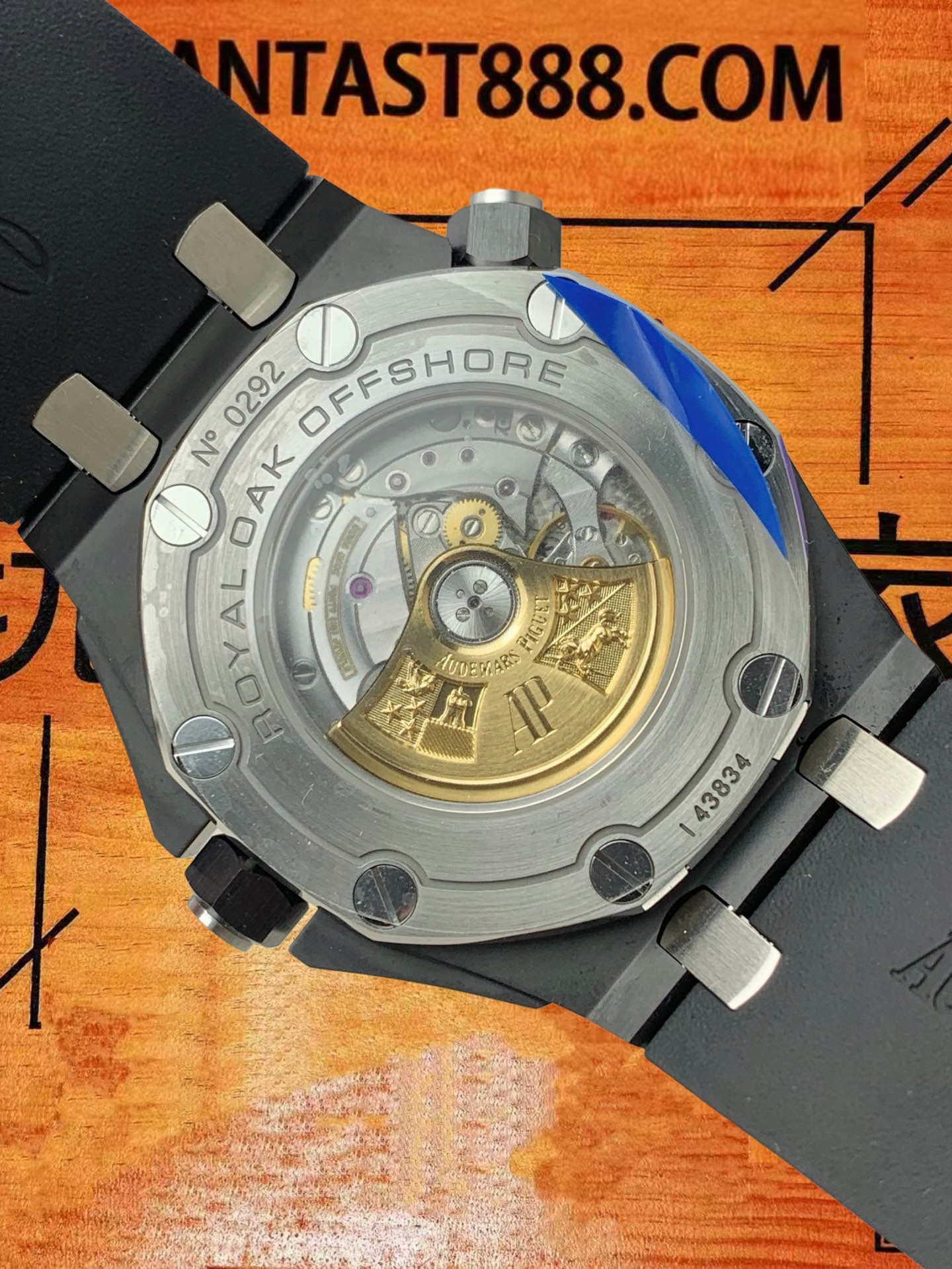 高仿愛彼-皇家橡樹離岸潛水-15707-黑陶瓷-42mm 實拍 4