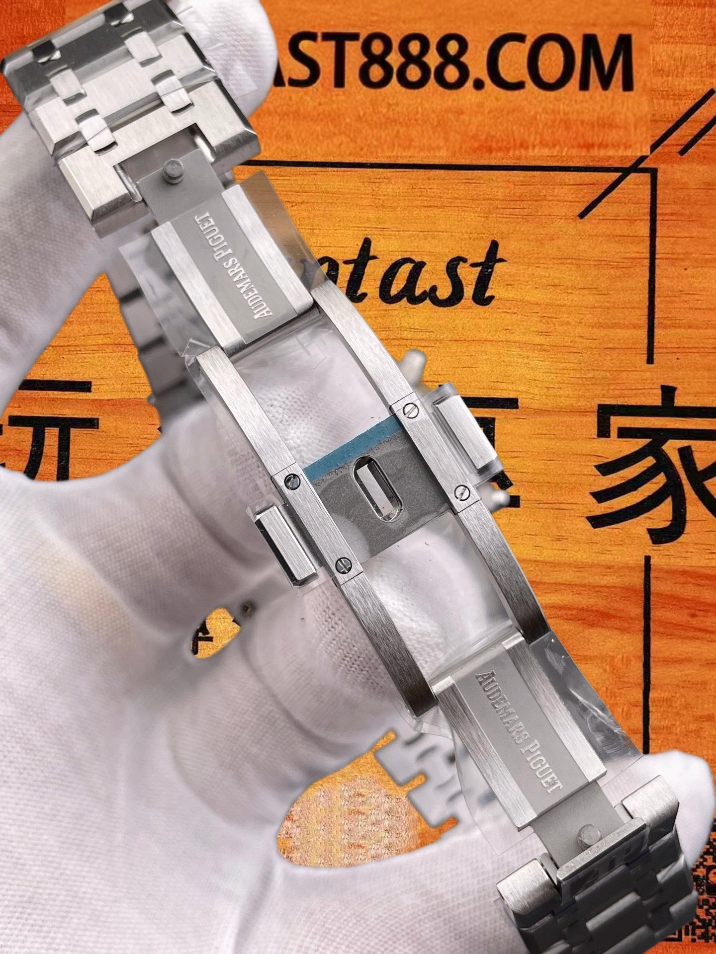 高仿愛彼-皇家橡樹計時-26331-藍熊貓-41mm-4801機芯 實拍 7
