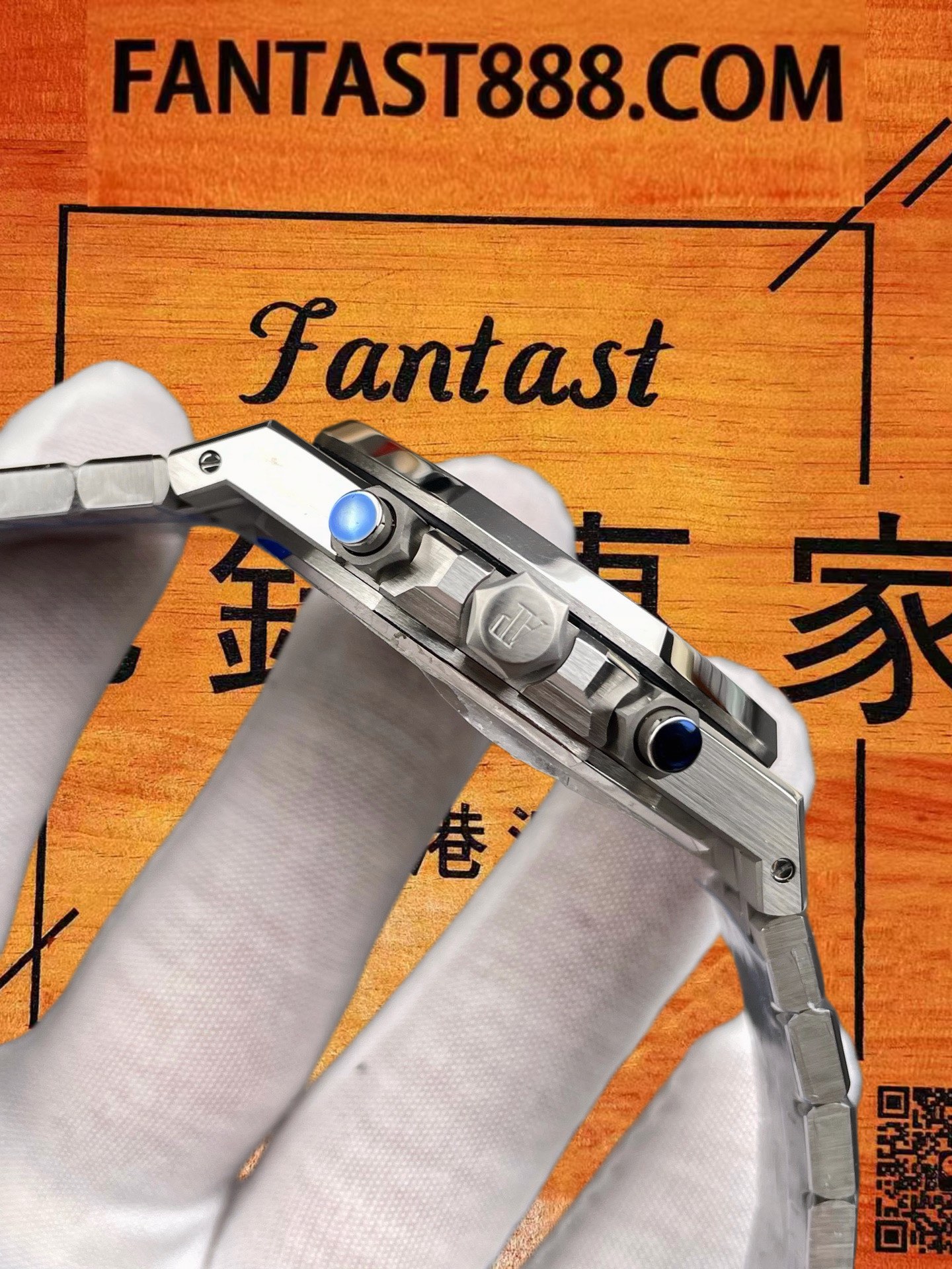 高仿愛彼-皇家橡樹計時-26331-黑熊貓-41mm-4801機芯 實拍 4