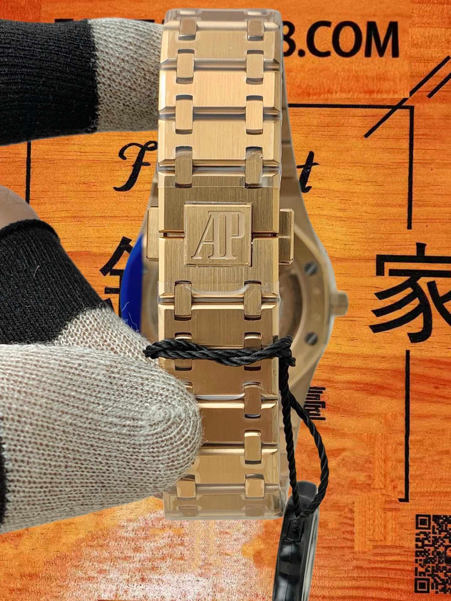 高仿愛彼-皇家橡樹-16202-玫瑰金-39mm-Jumbo超薄鋼王 實拍 5
