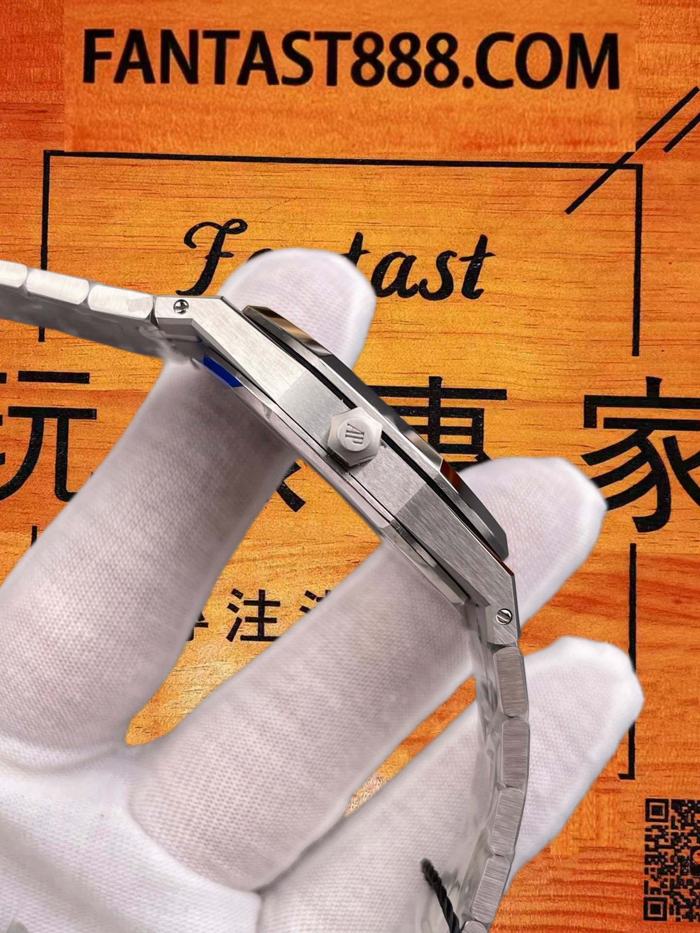高仿愛彼-皇家橡樹-16202-空中星藍粒紋-39mm-Jumbo超薄 實拍 4