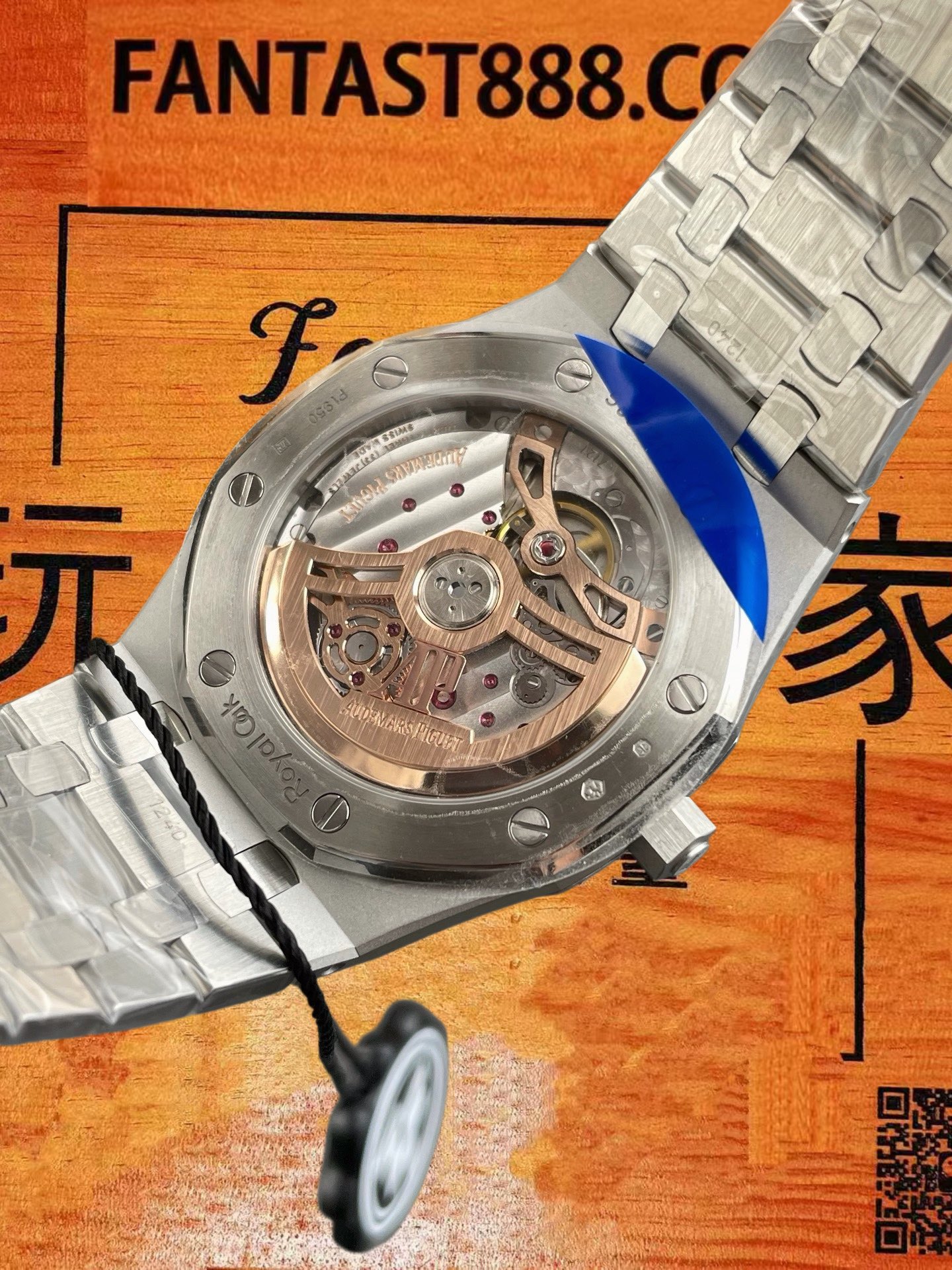 高仿愛彼-皇家橡樹-16202-空中星藍粒紋-39mm-Jumbo超薄 實拍 5