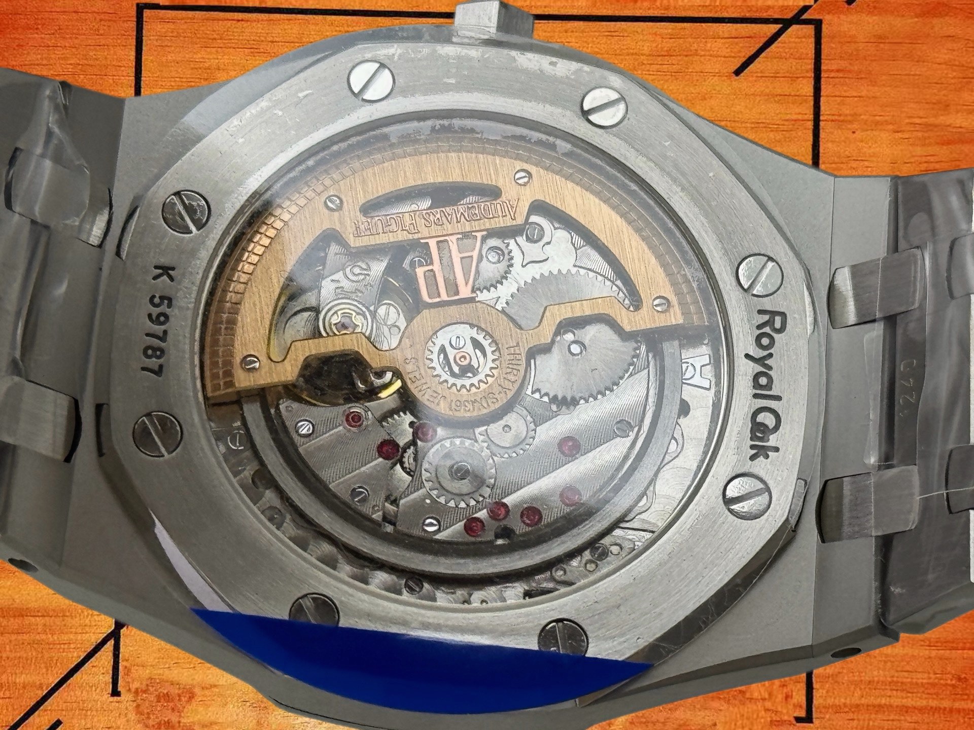 高仿愛彼-皇家橡樹-15202-39mm-Jumbo超薄兩針 實拍 4