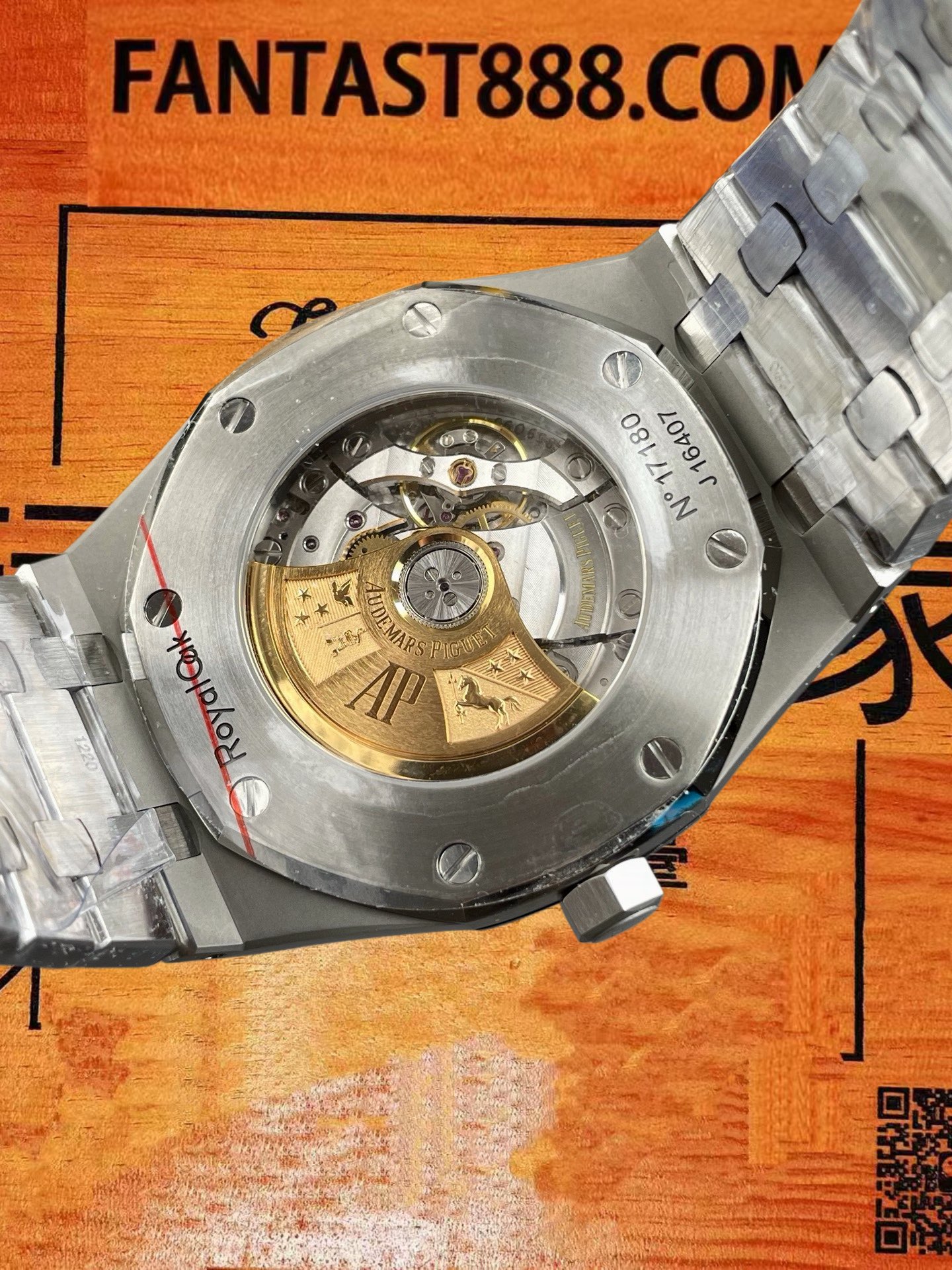 高仿愛彼-皇家橡樹-15400-白盤-41mm-3120機芯 實拍 5