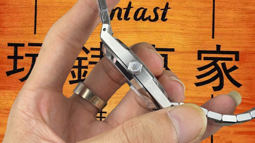 高仿愛彼-皇家橡樹-15400ST-藍盤-41mm-3120一體機芯 實拍 3