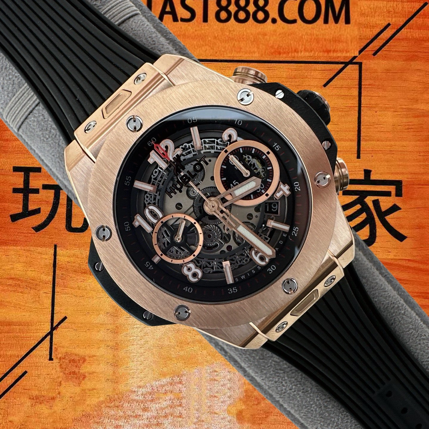 高仿宇舶-BigBang大爆炸-441-42mm-1280計時機芯 實拍 3