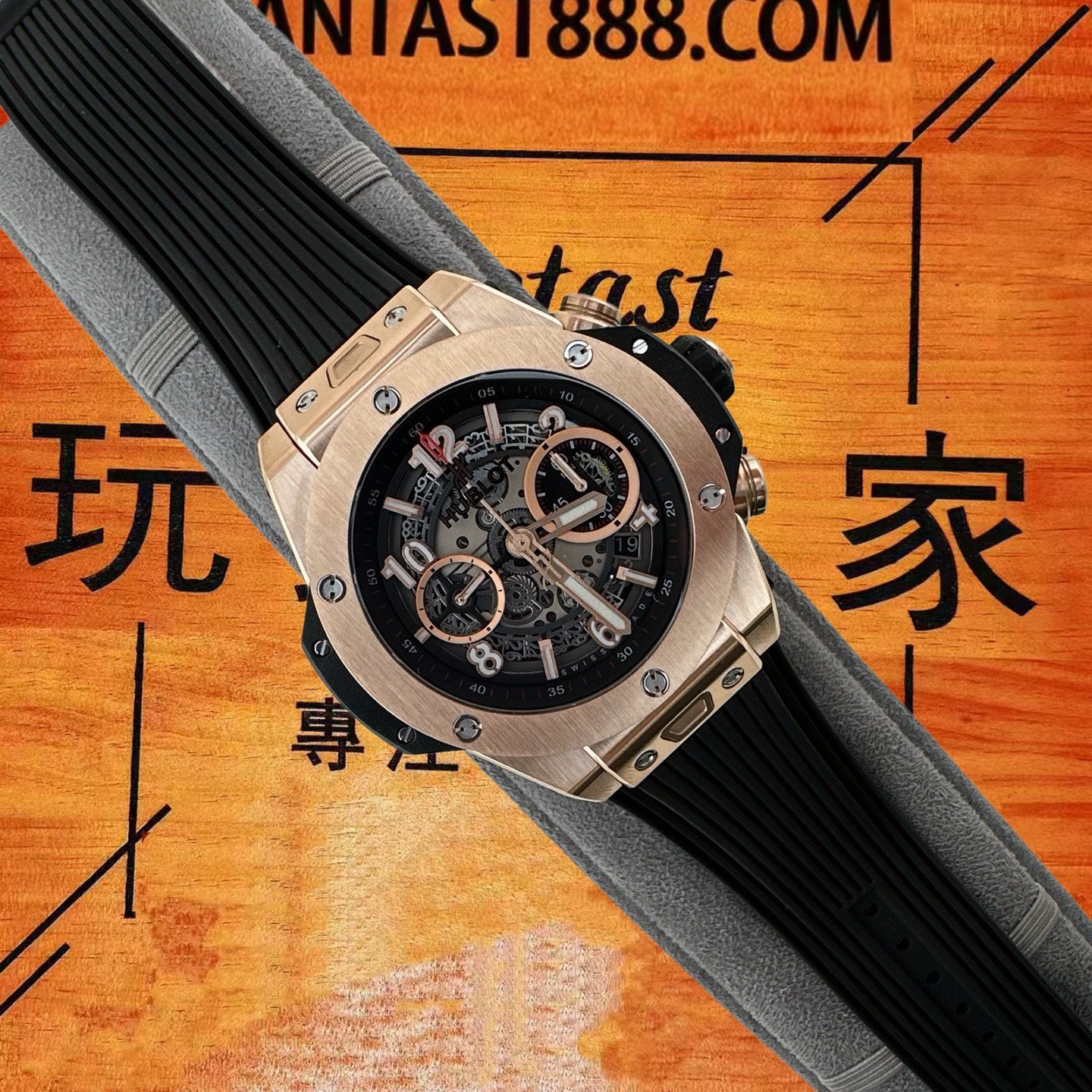 高仿宇舶-BigBang大爆炸-441-42mm-1280計時機芯 實拍 4
