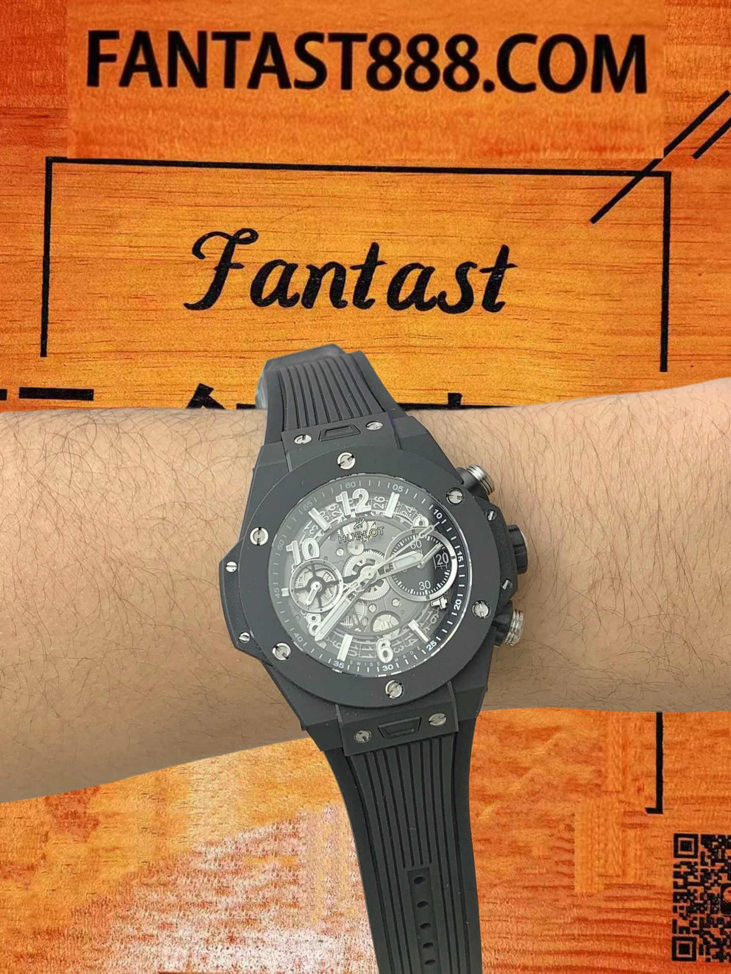 高仿宇舶-BigBang大爆炸-黑陶瓷-42mm-1280機芯 實拍 6
