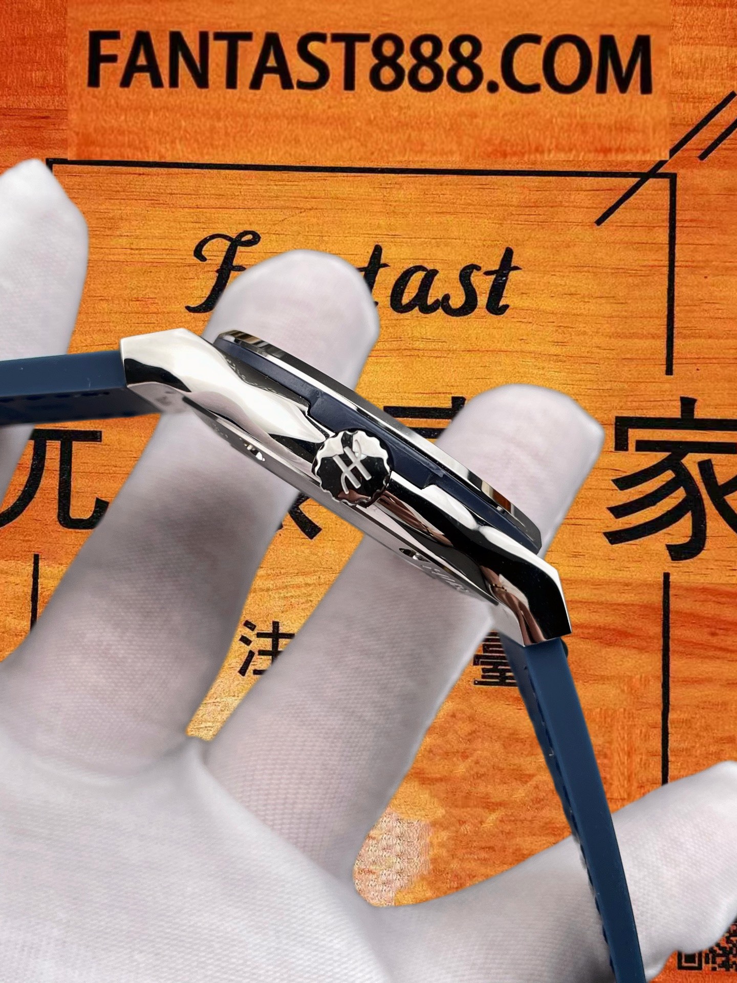 高仿宇舶-經典融合-藍盤-42mm-2892機芯 實拍 6