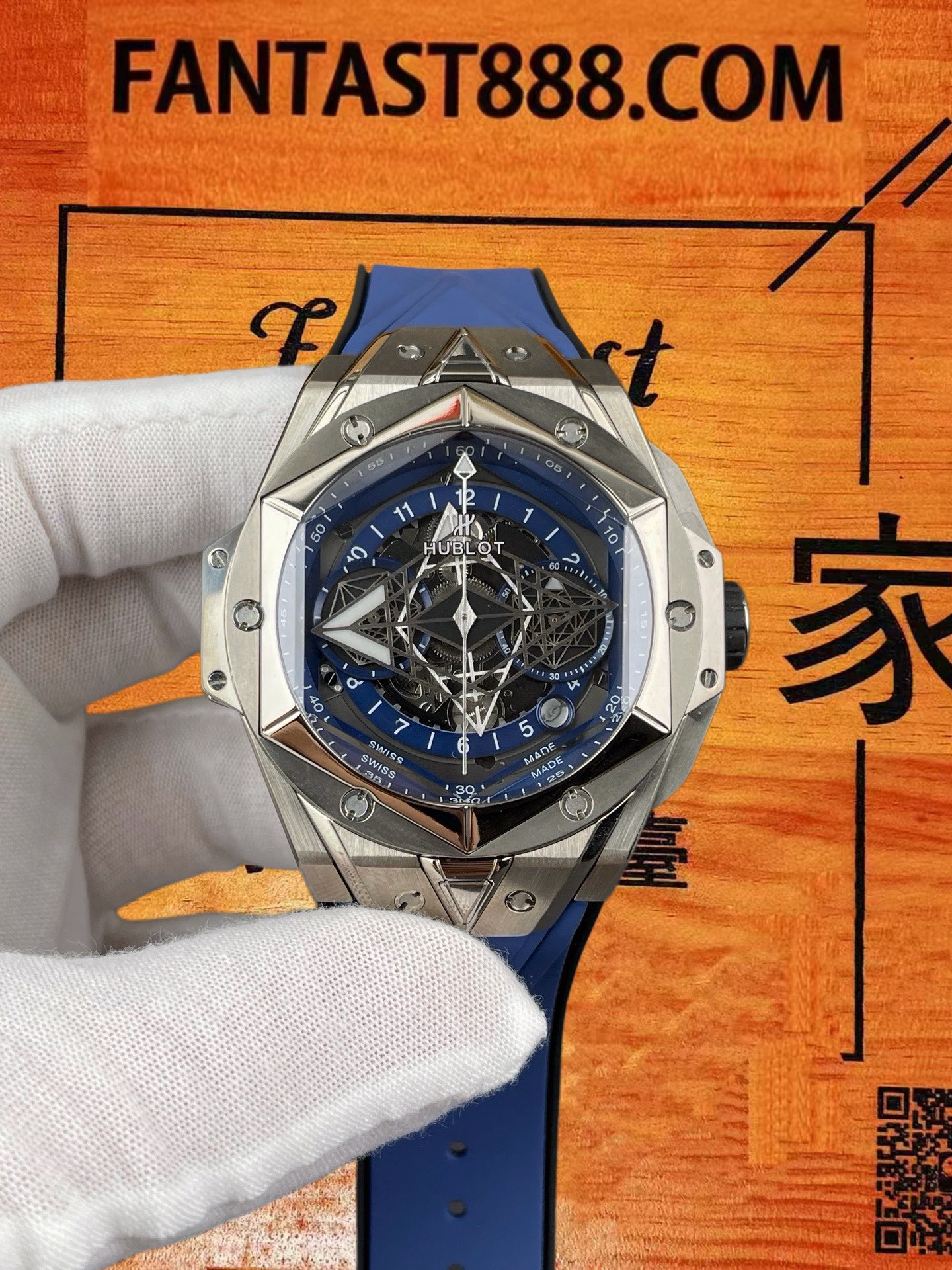 高仿宇舶BigBang刺青二代SangBleuII值得買嗎？45mm全鈦金屬幾何刺青紋深度評測