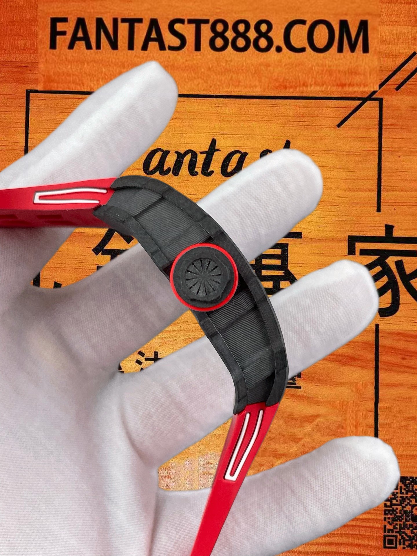 高仿理查德米勒-RM35-01-黑紅圈碳纖維-51×42mm-RMUL3機 實拍 6