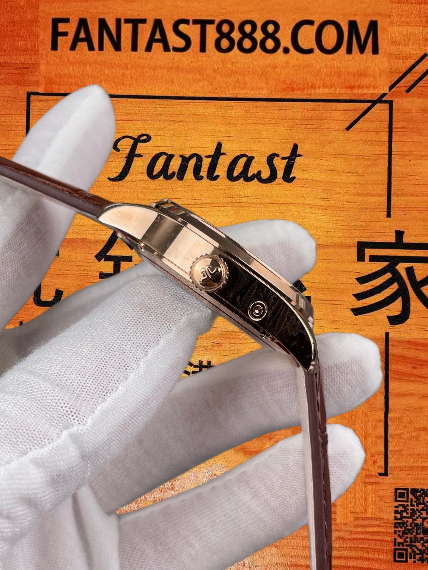 高仿積家-大師地理學家-玫瑰金-39mm-9100機 實拍 6
