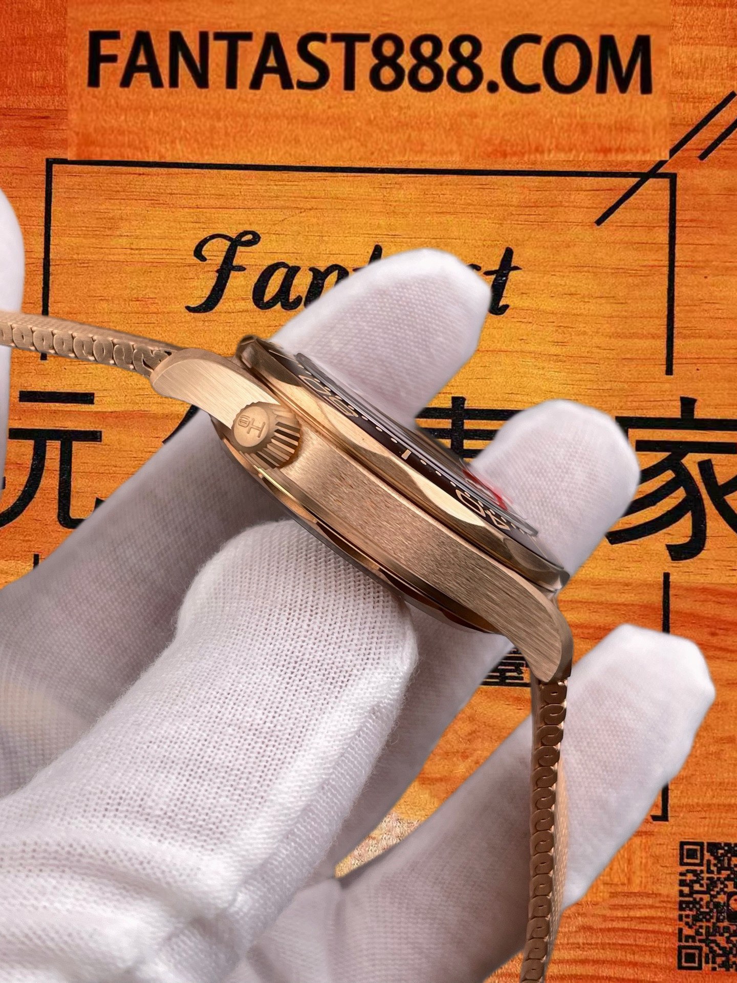 高仿歐米茄-海馬300M-青銅金-勃艮第紅-42mm-8806機 實拍 4