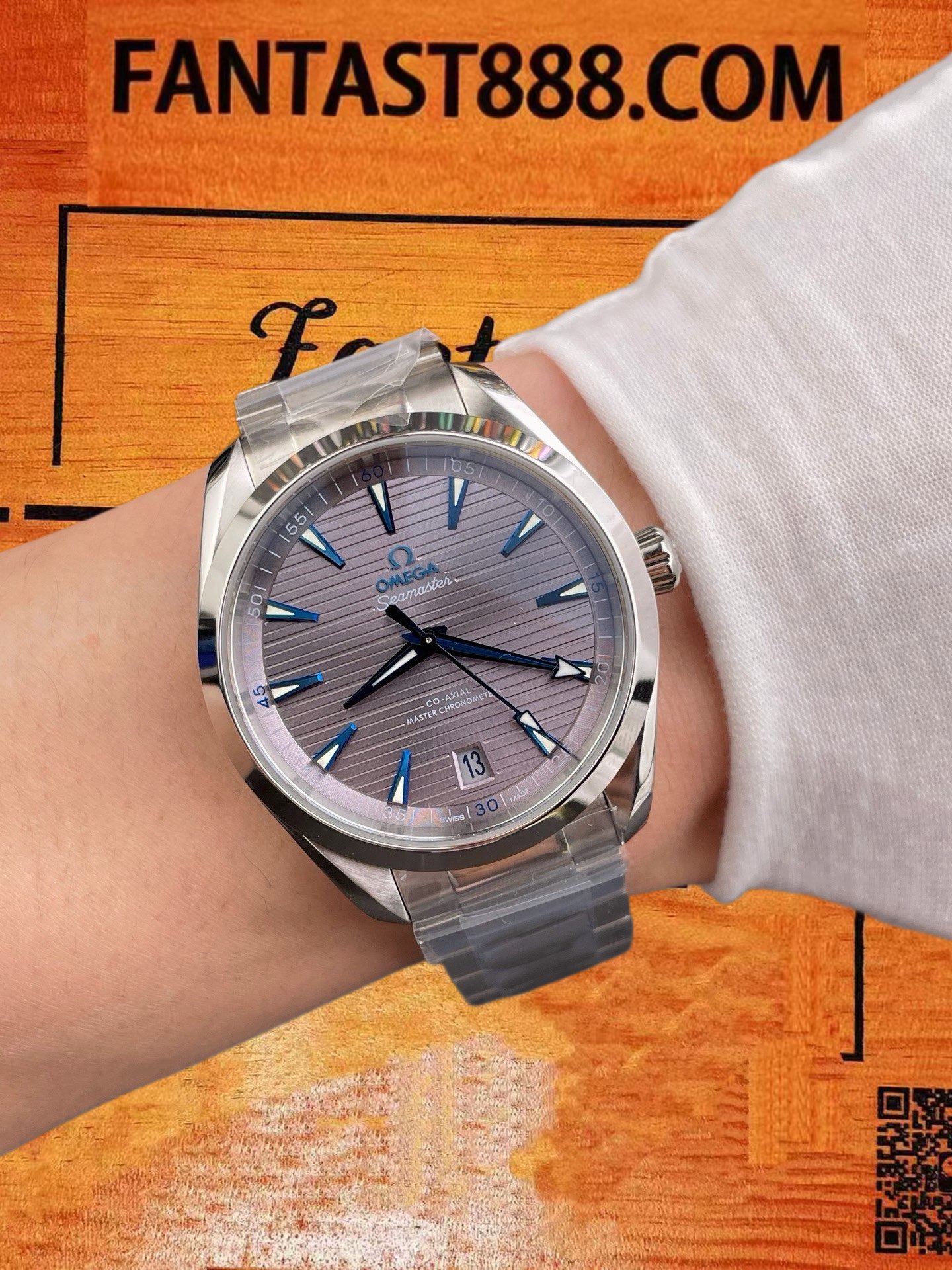 高仿歐米茄-海馬150-灰盤-41mm-8900機 實拍 9