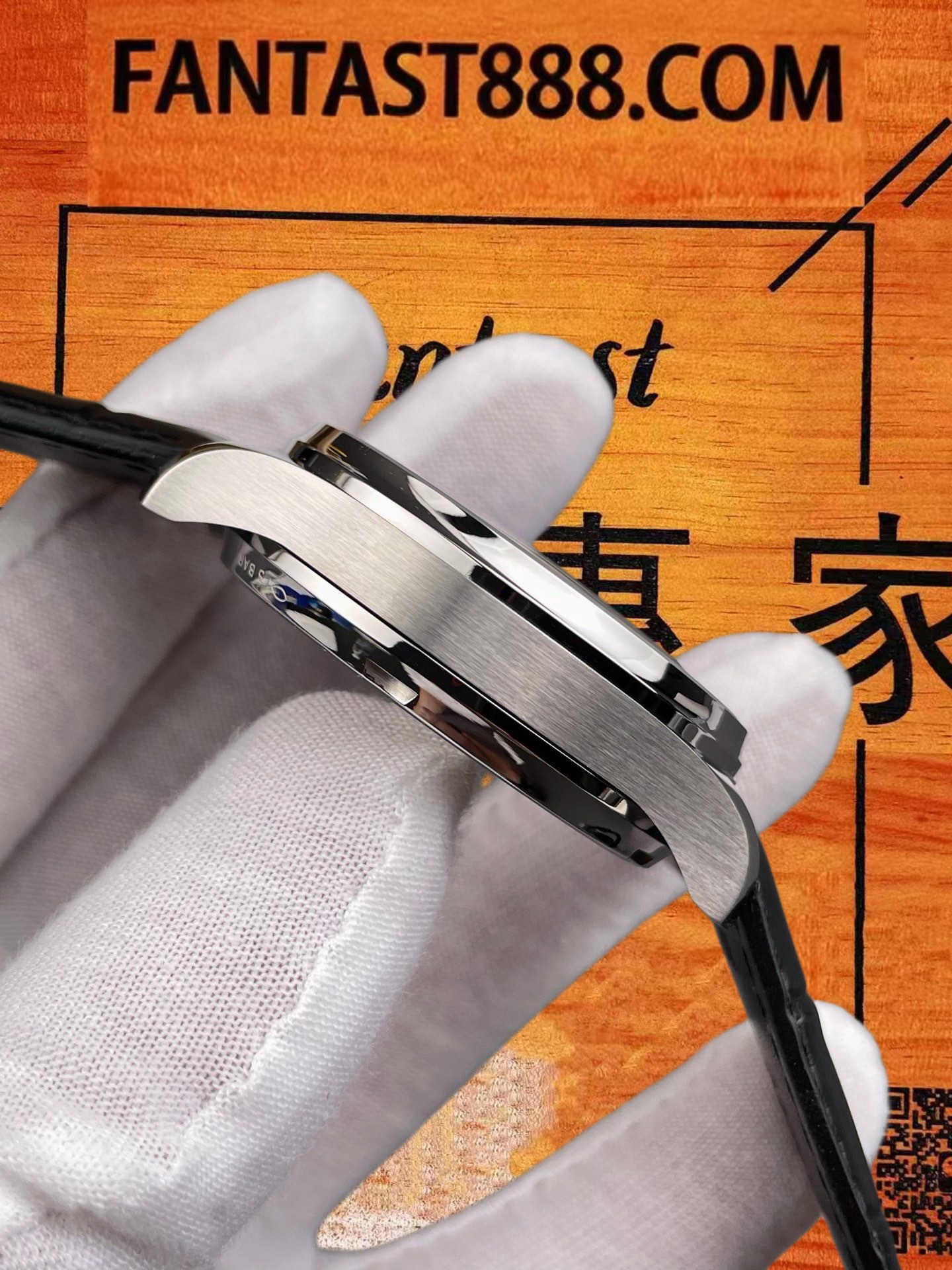 高仿IWC萬國-葡萄牙七日鏈-黑盤-42mm-SL600改52010機 實拍 4